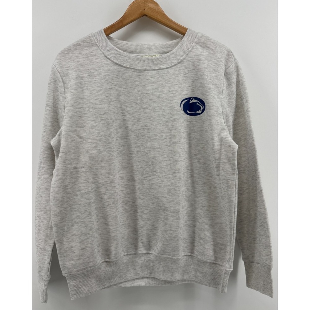 Penn State Nittany Lions Bobbie Brooks Sweatshirt Womens Heather Gray Large NWOT
